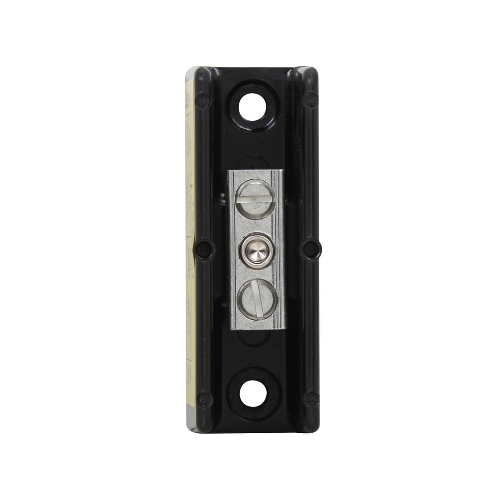 16200-1 Molded Power Splicer Block, 600 V AC/DC, 115 A, 1 Pole, 14 to 2 AWG Cu, 8 to 2 AWG Al Line/Load Wire, Aluminum/Thermoplastic