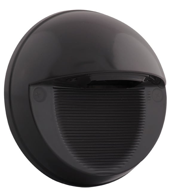 SLEDR5 Landscape Round Step Light,) LED Lamp, 5 W Fixture, 100/120/208/240 V AC, Bronze/Polyester Powder Coated Housing