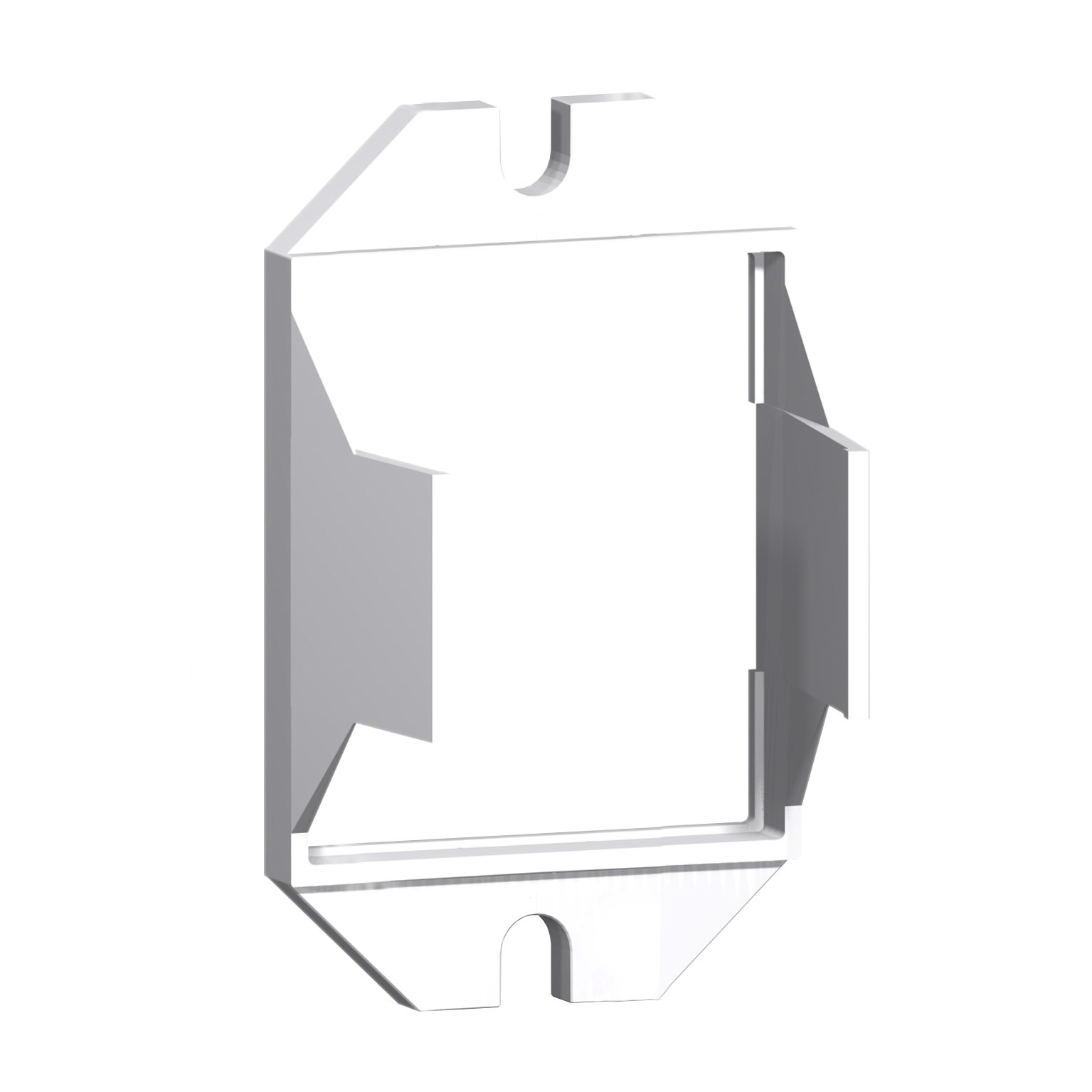RPZ3FA Flat Pin Mounting Adapter With Fixing Lugs, For Use With Zelio RPM 3 C/O Power Plug-In Relay