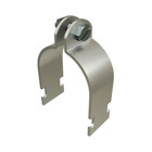 UNISTRUT PIPE CLAMP, 2-1/2", 1-1/4"x 4-7/16"x 3.09", SS