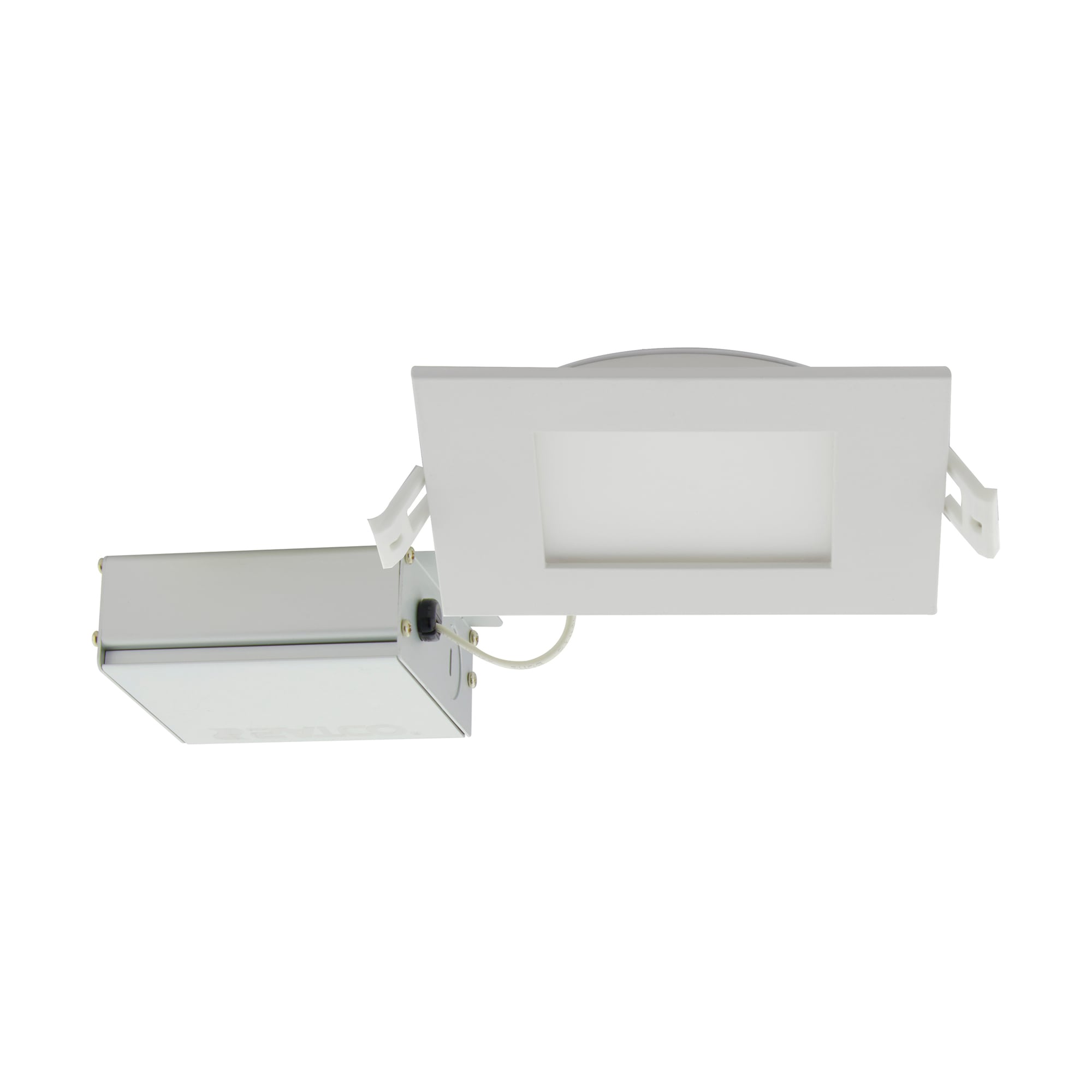 S11829 ColorQuick Contemporary Square LED Downlight, LED Lamp, 10 W Fixture, 120 V AC, Aluminum Housing