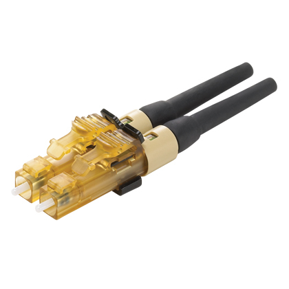 OptiCam LC Duplex, 62.5m OM1, with Black Boot