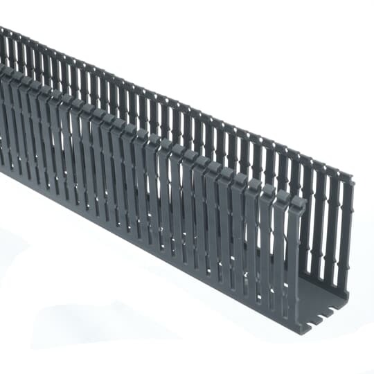 TYD2X4NPG6 Ty-Duct Wiring Duct, 2 x 4 in Narrow Slot, 2 in W x 4 in D, PVC