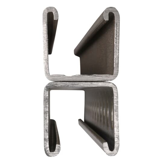 A1202-10GR Superstrut A Series Back to Back Combination Metal Channel, 10 ft L 1-5/8 in W 1-5/8 in D 12 ga THK, Steel, Urethane Powder Coated, Domestic