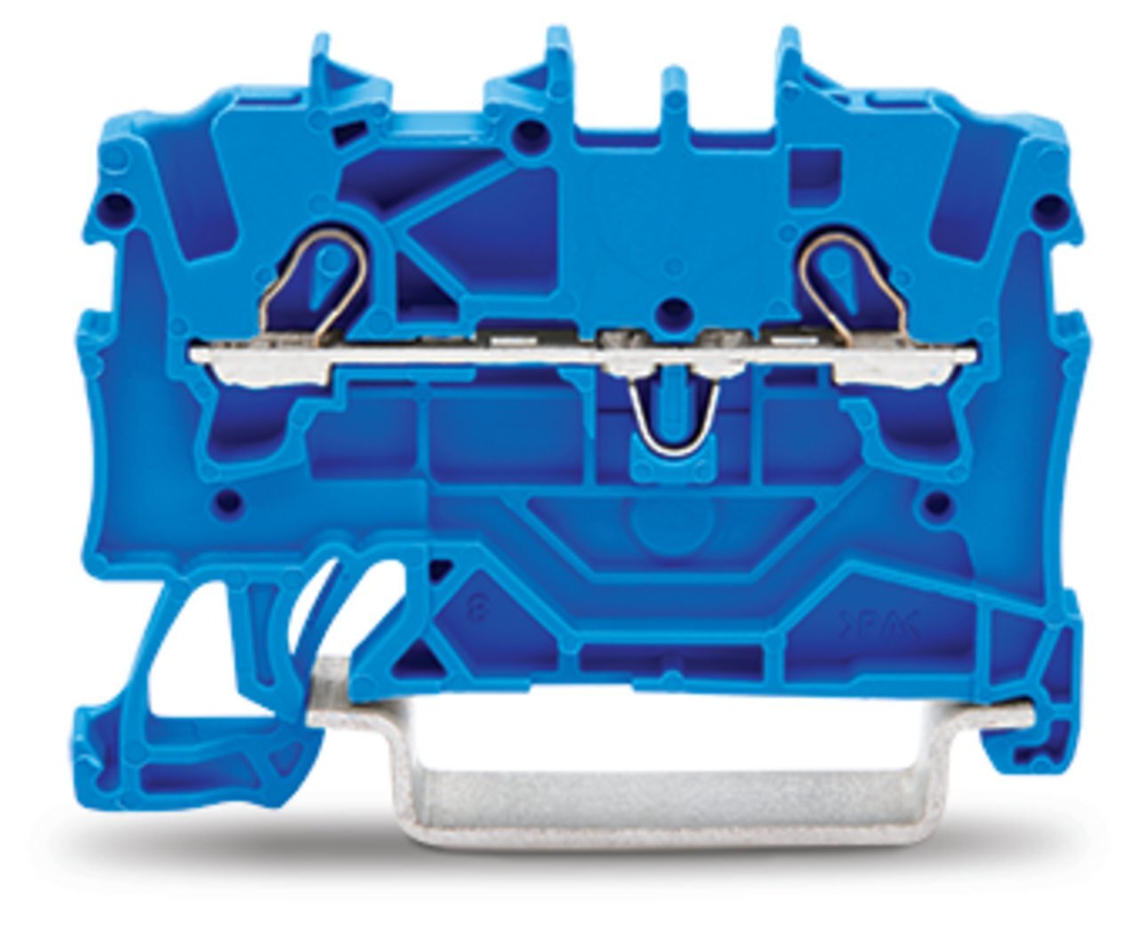 2001-1204 Operating Tool Conductor Terminal Block, 800 V, 18 A, 22 to 14 AWG Wire, 1 Poles, DIN Rail Mount