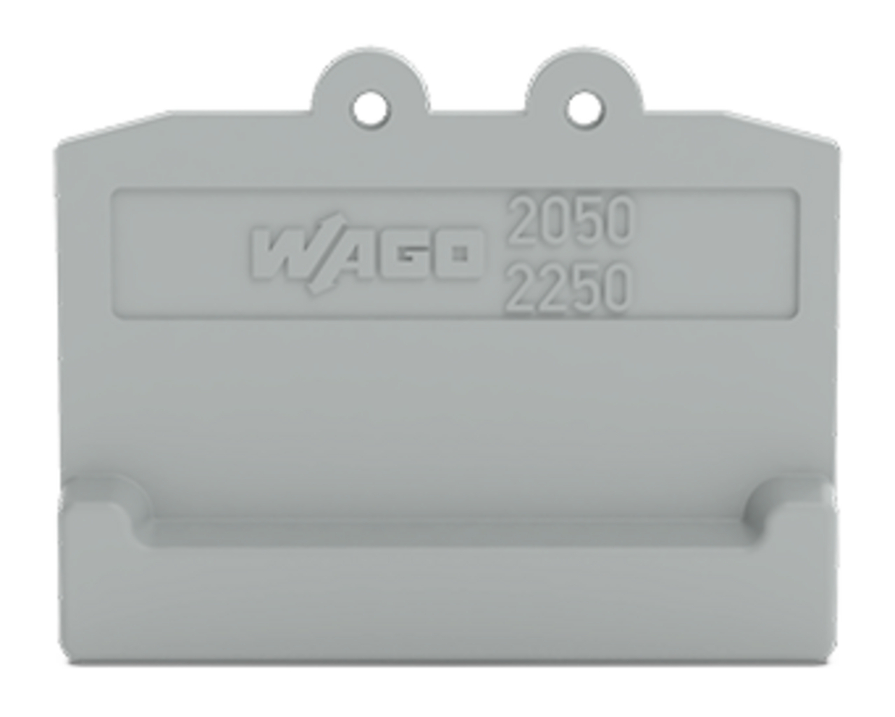 2050-391 End plate, For Use With Terminal Blocks, 3.4 millimeter Thickness, Polyamide, Gray