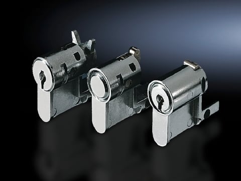 2469000 Push Button Lock Insert, 2123 Lock number, For Use With Ergoform S Lock System, Die Cast Zinc, Silver