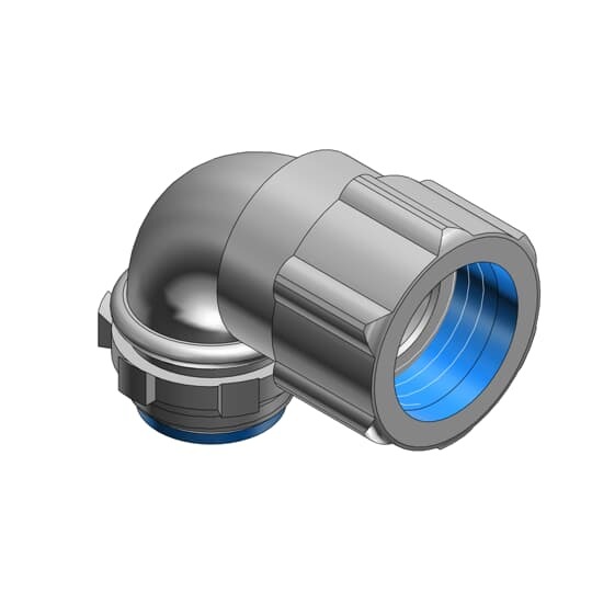 8131 T&B Insulated Short Threadless Conduit Elbow, 3/4 in Trade, Malleable Iron