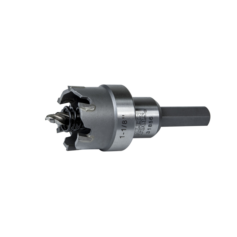 31856 Hole Cutter, 1-1/8 in Dia Cutter, Steel