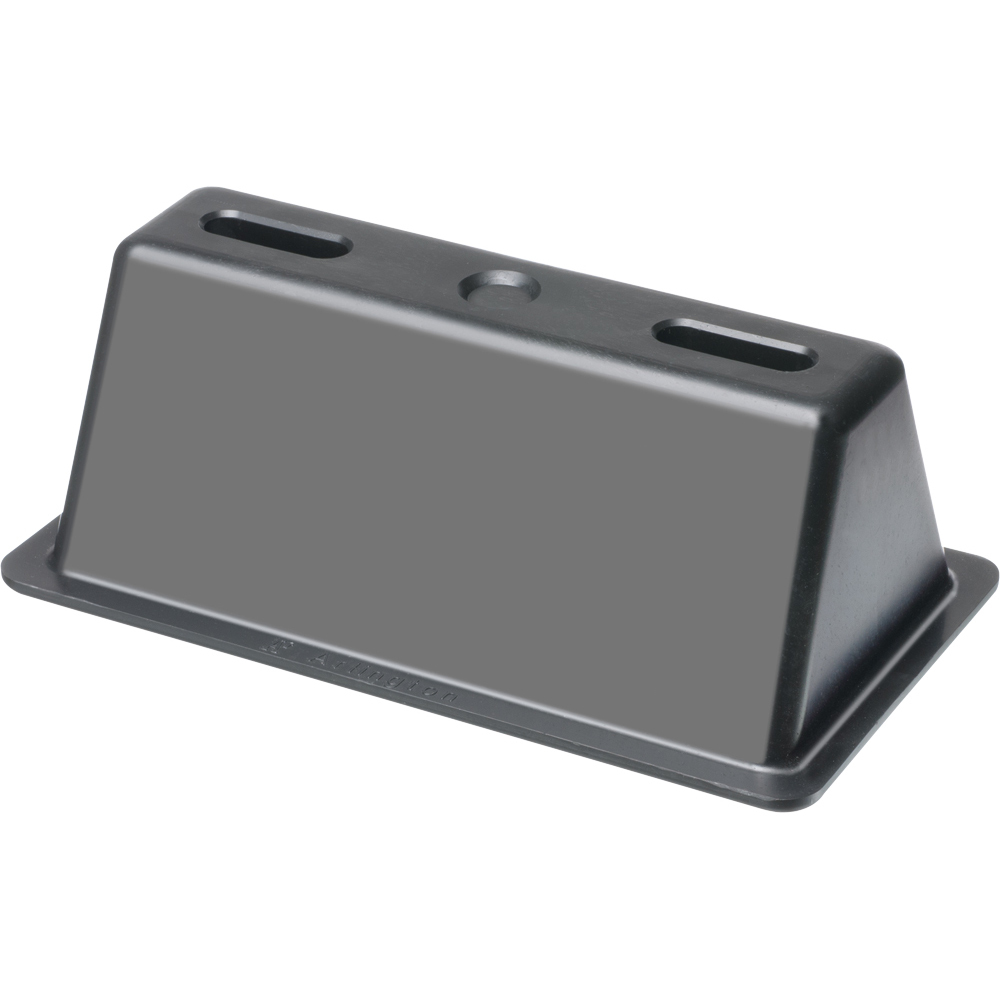 RTSB409 Rooftop Support, 6 in L x 10.732 in W, For Use With Circular/Raise Conduit Off Roof Surface, Plastic