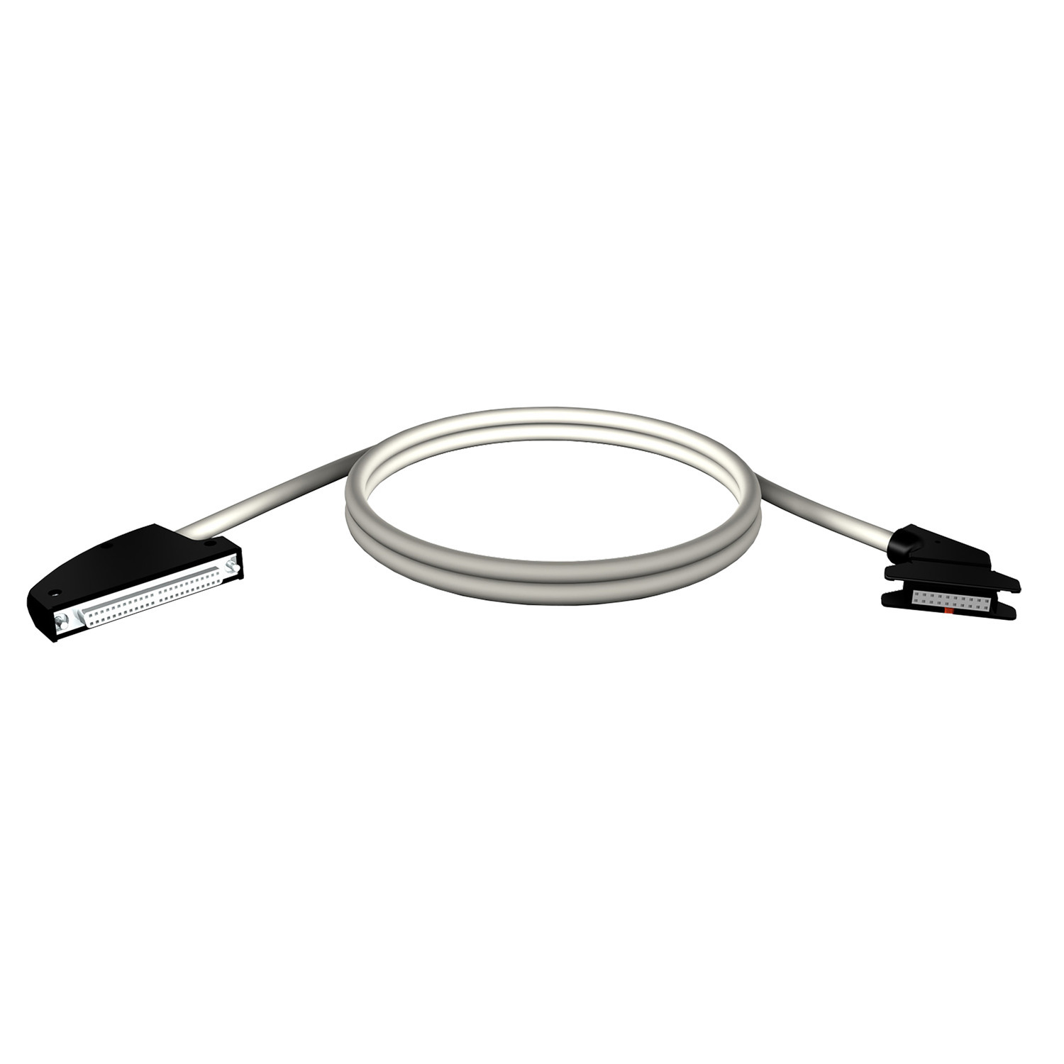 BMXFCC051 Modicon Preformed Cordset, 0.5 m L Cable, For Use With M340 I/O Module and Telefast Advantys ABE7 Sub-Bases