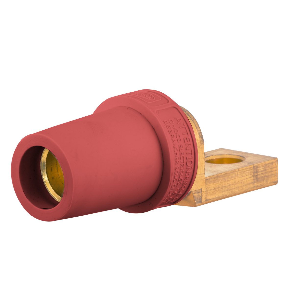 HBLFOSR 16 Series Female Offset Stud Standard Straight Single Pole Receptacle, 400 A, 4/0 AWG Wire, Screw Terminal Connection, 3R/4X/12 NEMA Rating