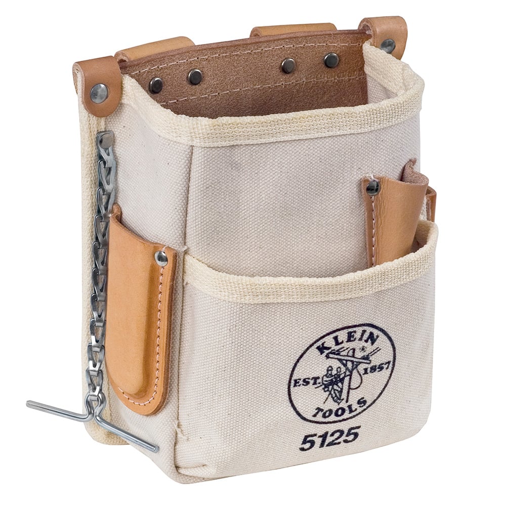 5125 5-Pocket Tool Pouch, Canvas, Tan