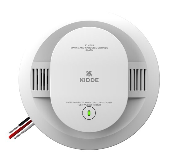 DETECT Combination Smoke & Carbon Monoxide Alarm, Hardwired with 10-Year Backup Battery and Voice Alerts , 1 Pack