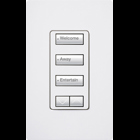 Lutron RadioRA 2 seeTouch Wall Mount Designer Keypad, 3 Button with Raise/Lower  - Snow White
