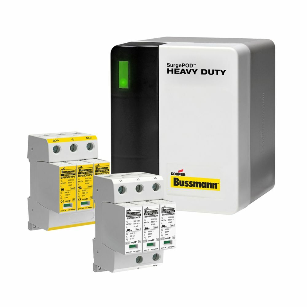 TVSS-10 easyID Surge Protection Limiter Midget Fuse With Printed Circuit Board Tabs, 9 A, 600 VAC, 200000 A Interrupt