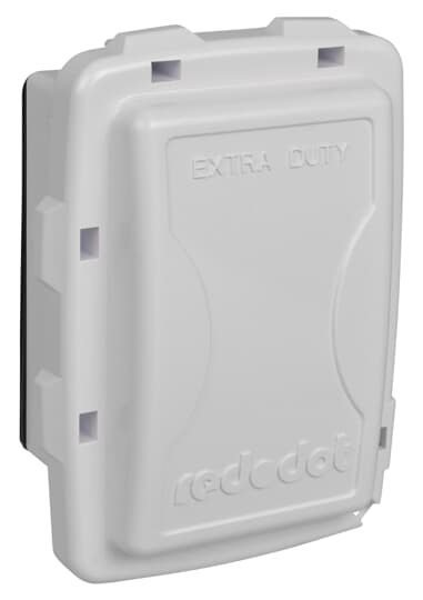 CKPS-W Red Dot Code Keeper Extra Duty Non-Metallic Shallow Universal Weatherproof While-In-Use Cover, 6-5/32 in L x 4-11/16 in W x 2-5/32 in D