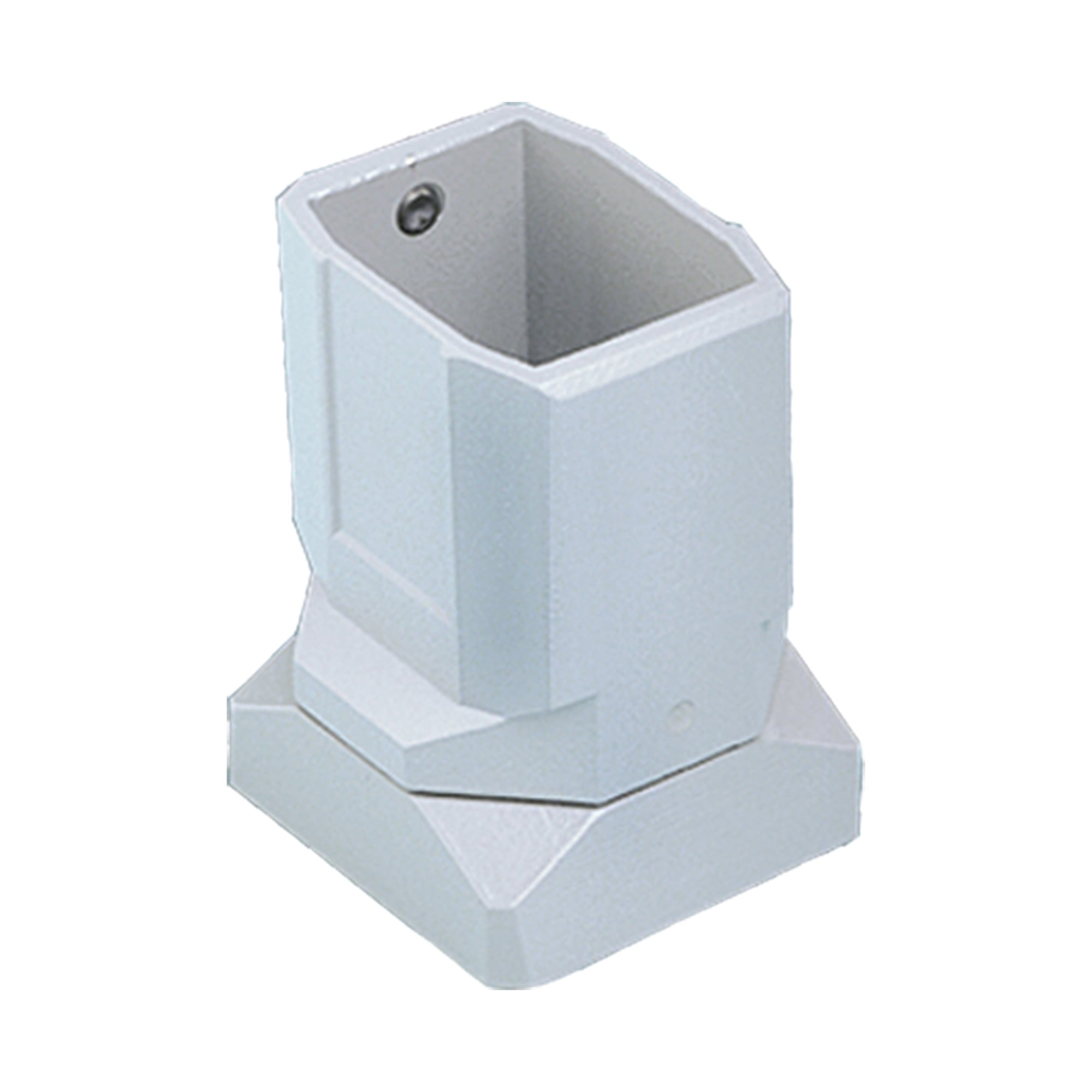 CCS2FCLG Compact CS4 Flange Coupling, 4.1 in H x 3.07 in W, For Use With COMPACT Series 2 45 x 60 mm Pendant Arms, Aluminum, Light Gray