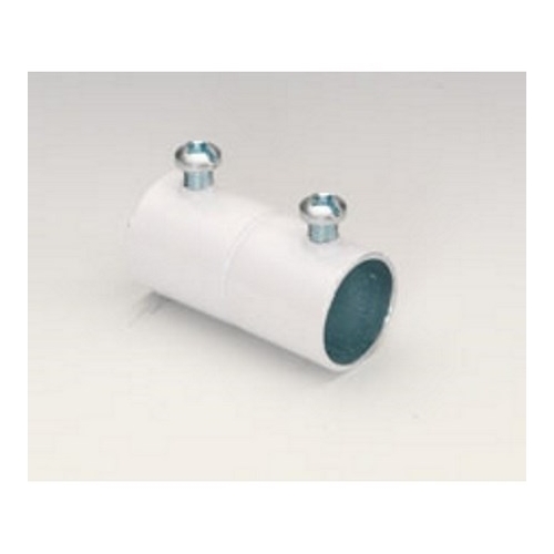 241-SW Bridgeport Non-Insulated Set Screw Coupling, 3/4 in, For Use With EMT Conduit, Steel, Powder Coated