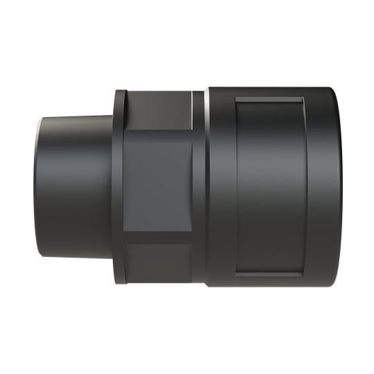 BVND-N043GT PMA Reinforced Straight Conduit Connector With Universal Safety Clip, NW23 Trade, 3/4 in NPT Cable Openings, For Use With PMAFLEX, Pro, Smart Line and Nylon Flexible Conduits, Polyamide 6
