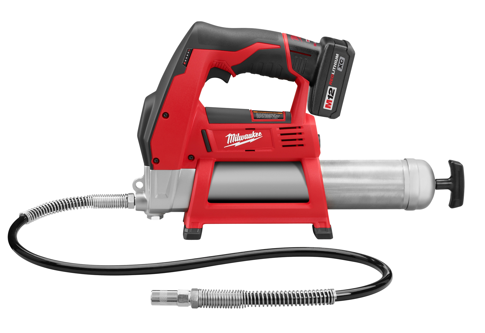 2446-21XC M12 Heavy Duty Cordless Grease Gun Kit, 14.5 oz Cartridge, 8000 psi Operating