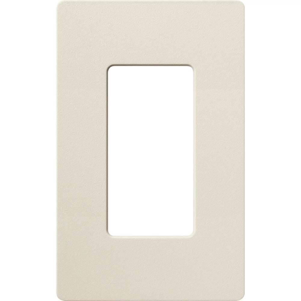 SC-1-PM Claro Wall Plate for Decorator-Style Dimmers, Switches, and Outlets, 1 Gang, Satin, Pumice