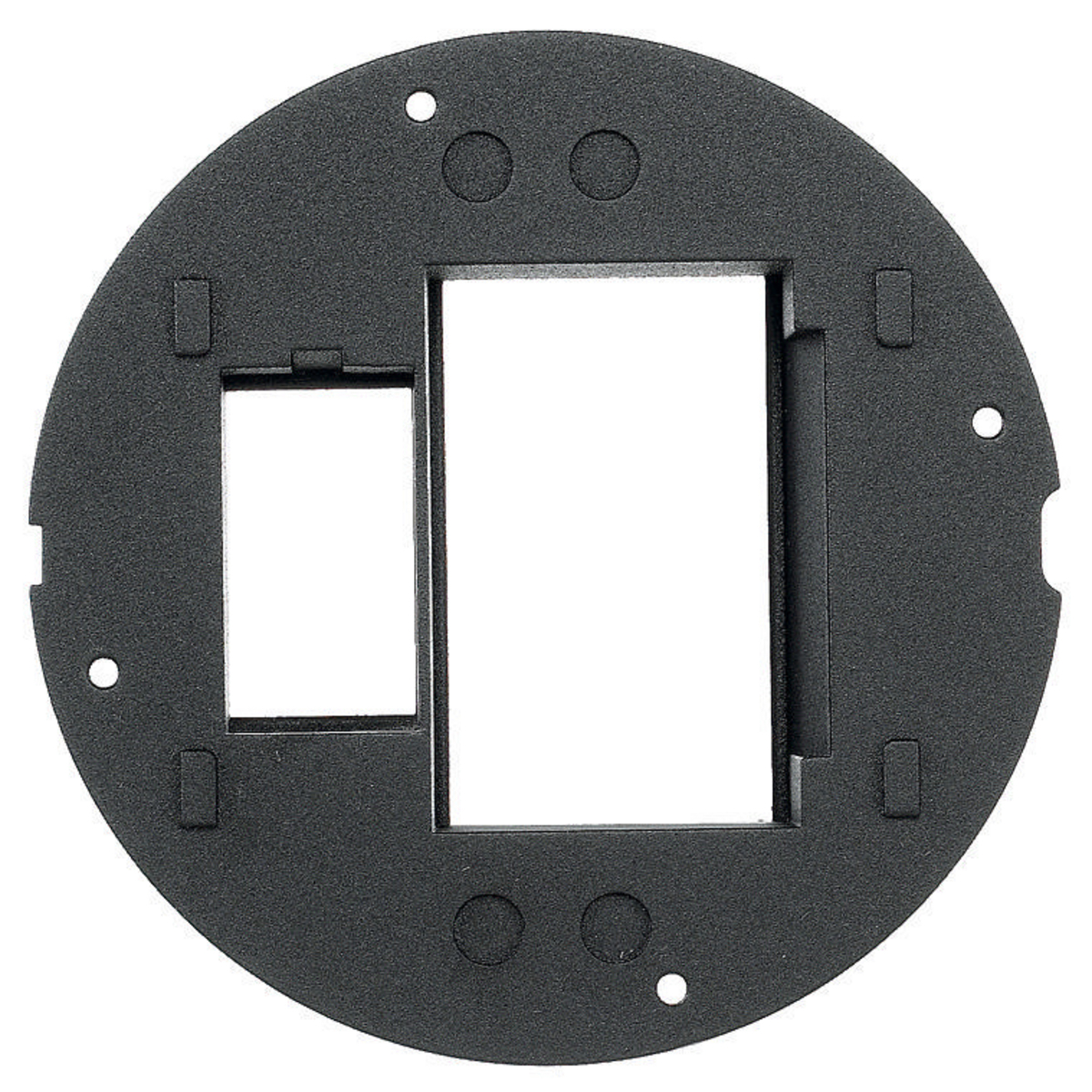 S1SP4IM Standard Fire-Rated Poke-Through Sub Plate, 5.36 in Dia, 1.13 in L, Cast Aluminum
