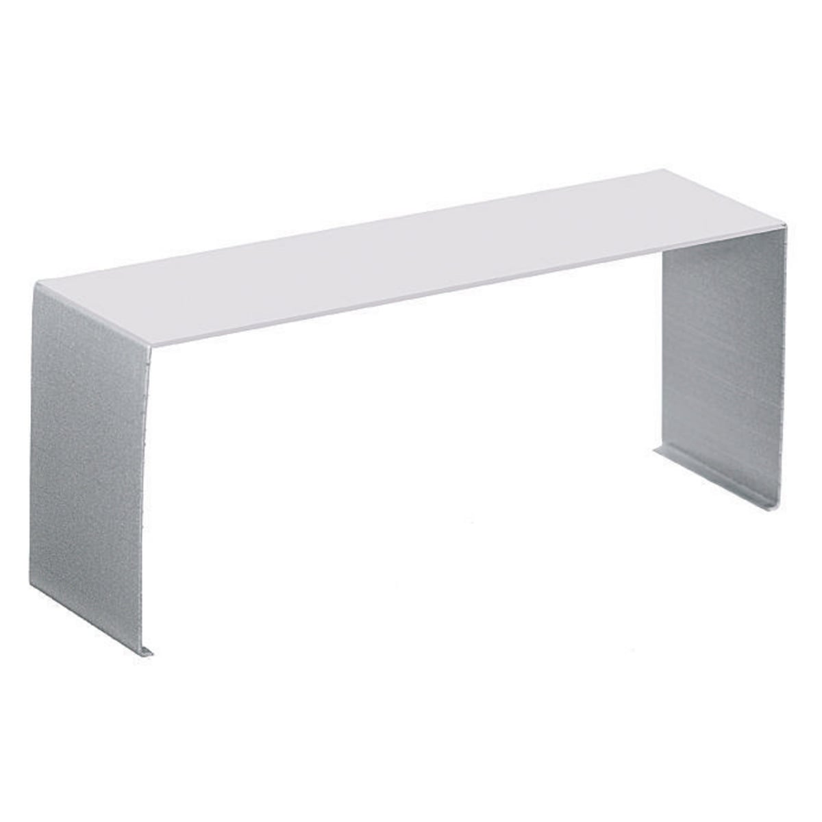HBLALU7606 Standard Cover Clip, For Use With HBLALU7620 Series Aluminum Raceway, Aluminum, Satin Anodized