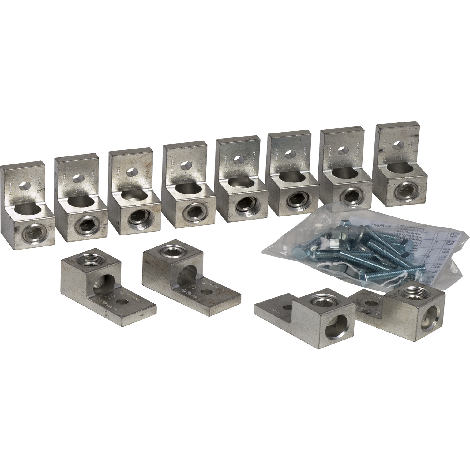DASKP1200 Mechanical Lug Kit, For Use With Low-Voltage Dry-Type Distribution Transformer, 801 to 1200 A