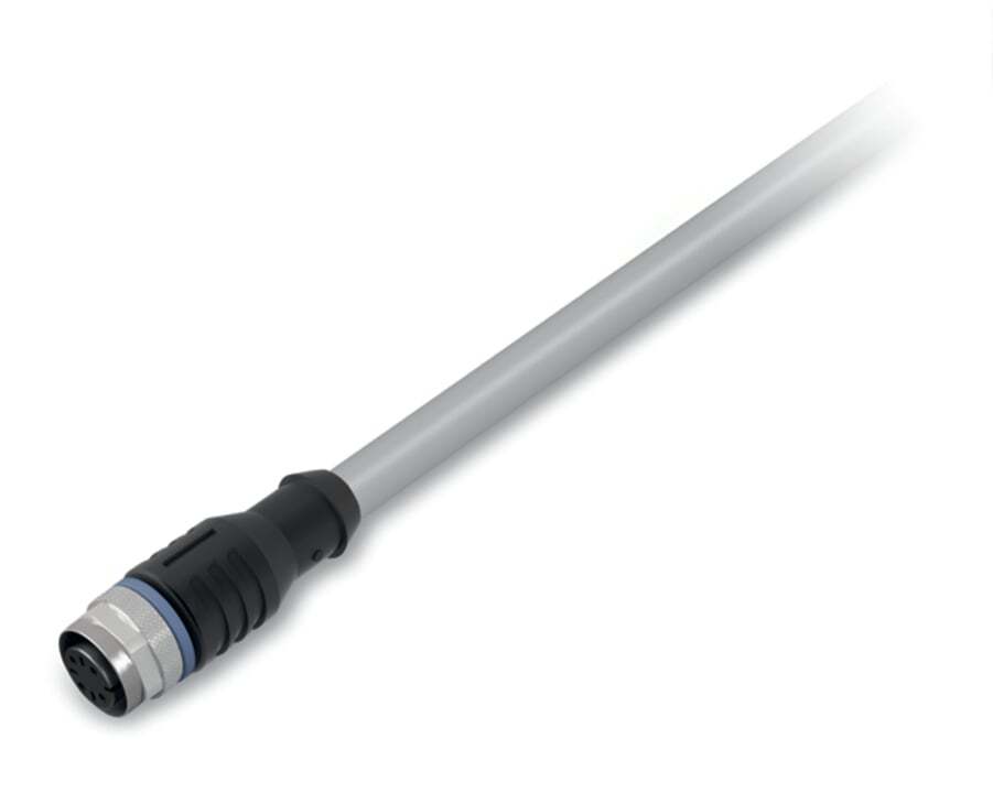 756-3101/040-200 4-Pole Socket Power Cable, 250 V AC/DC, 4 A, 20 m L Cord