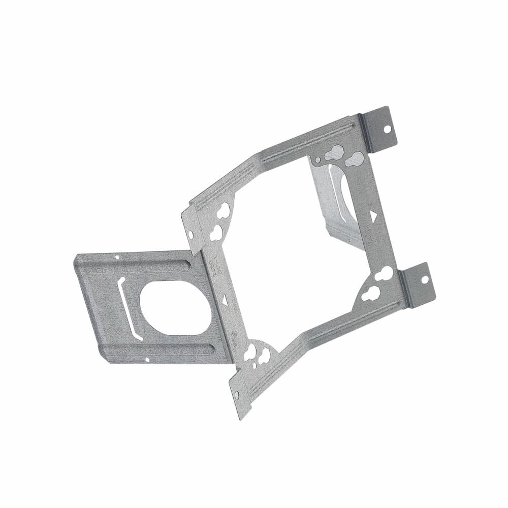BB73 Ruff-In Double Sided Box Support Bracket, Fastened Mount, Steel, Pre-Galvanized