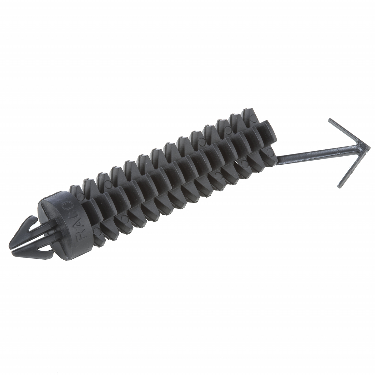 978 Rigid Far Side Support, 1/2 in L x 1/2 in W, Plastic, Black