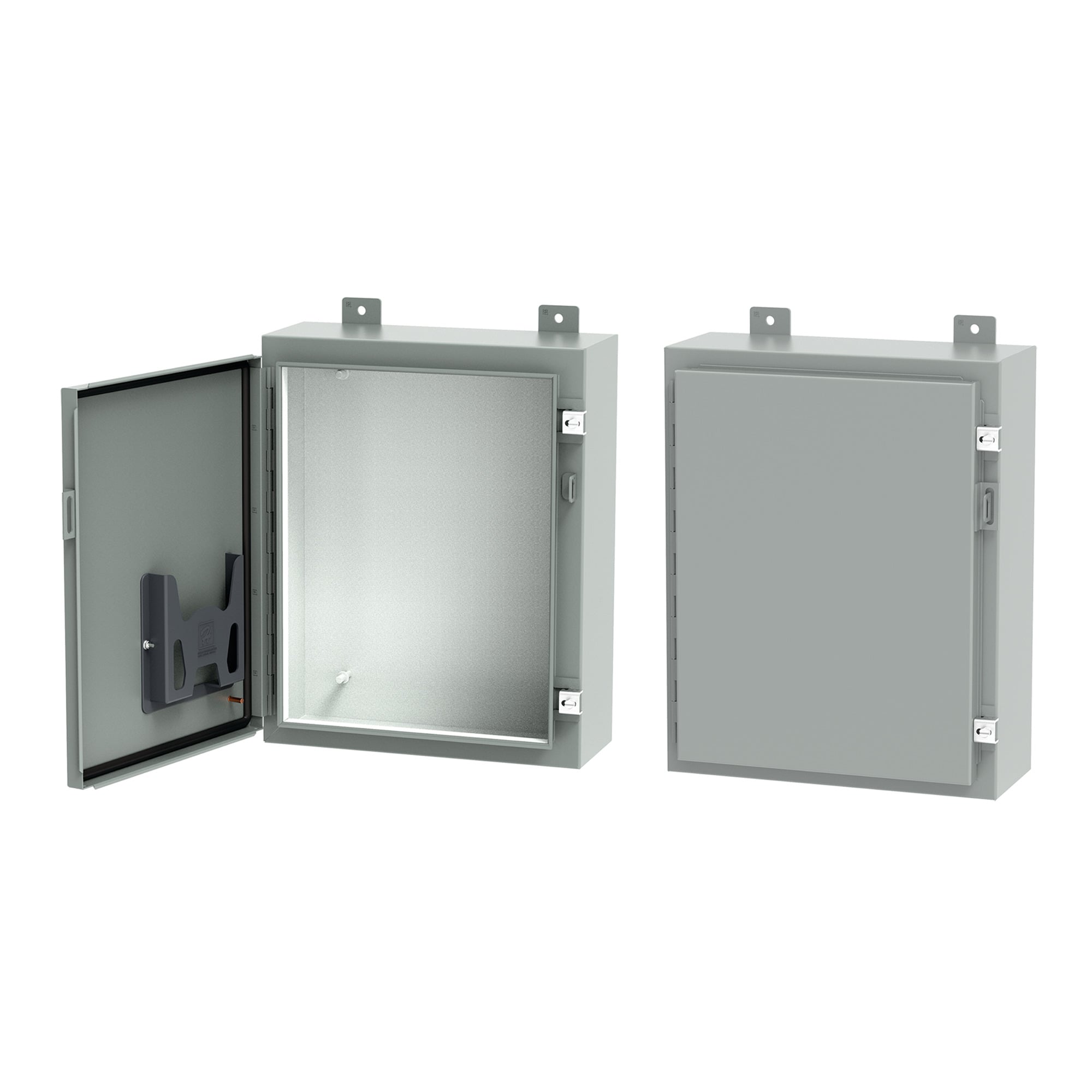 A302424LP A12 Medium Enclosure, 30 in L x 24 in W x 24 in D, NEMA 12/IP65 NEMA Rating, Steel