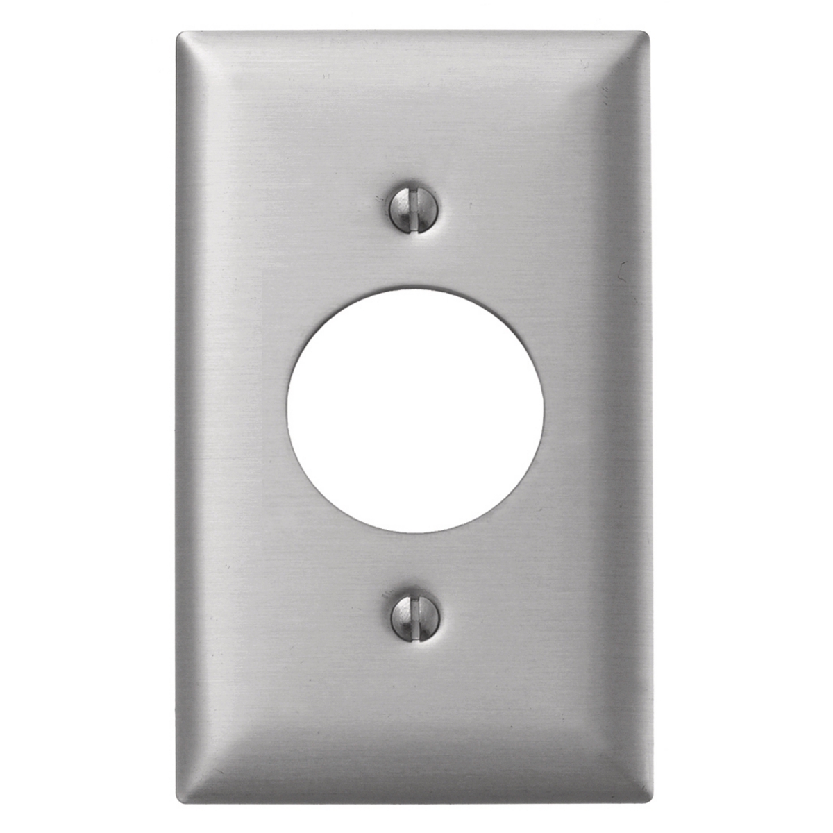 SA720 Standard Receptacle Wall Plate, 1 Gangs, Aluminum