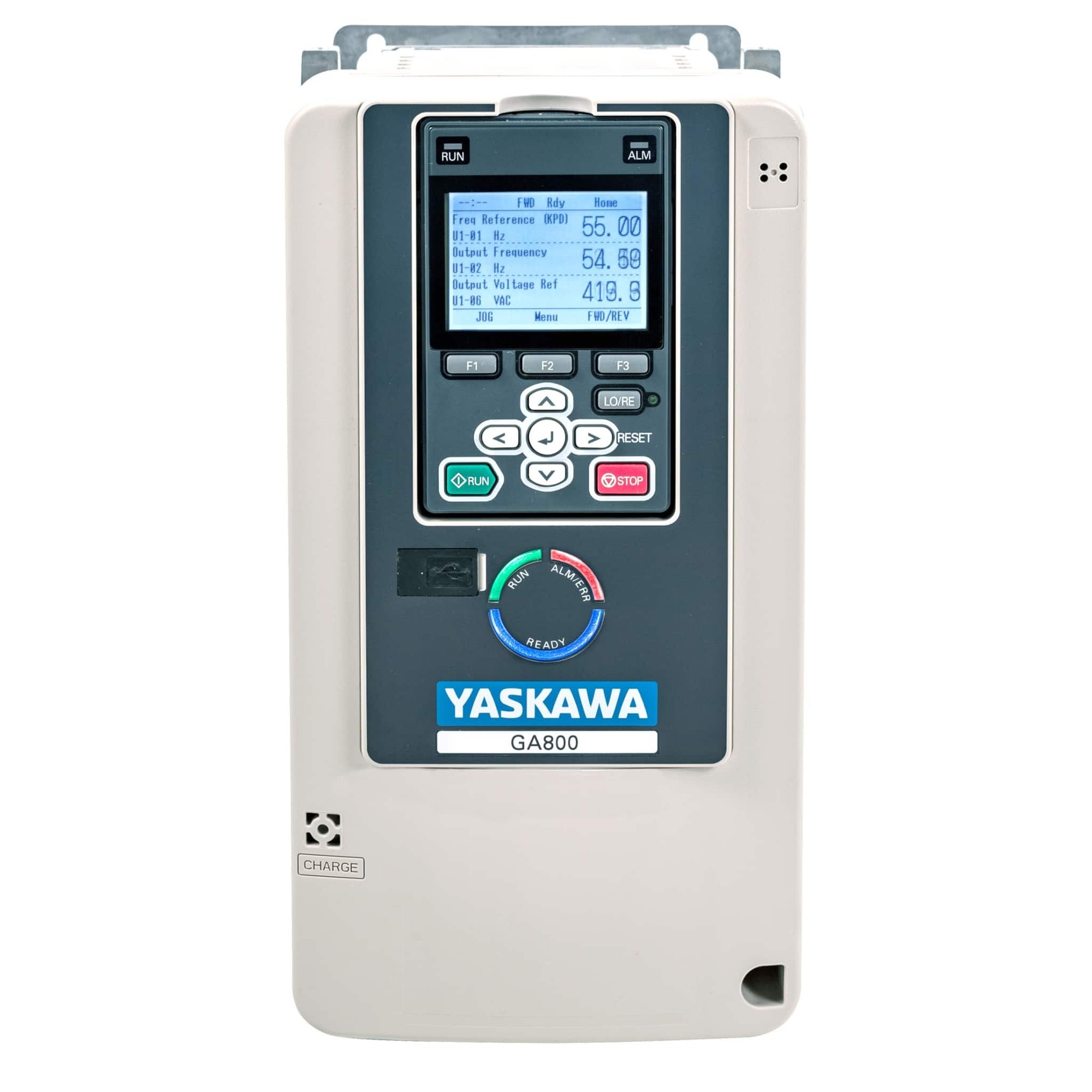 GA80U4023ABM GA800 AC Drive, 240 V AC, 23.4 A, 15 hp, 5.51 in W 8.31 in D