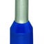 Insulated ferrule sleeve - Wago (216 series) - for 1 x 2.5mm2 - Blue color - length 14mm - Diameter 4.2mm insulated collar / 2.2mm ferrule