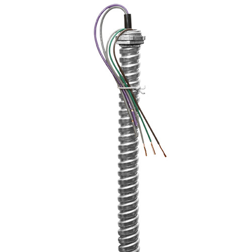 EPW1463-1/2-BGG-IC Illumination Control Fixture Whip, (5) 14 AWG, 16 AWG Stranded Conductor, 6 ft L, 277 V AC