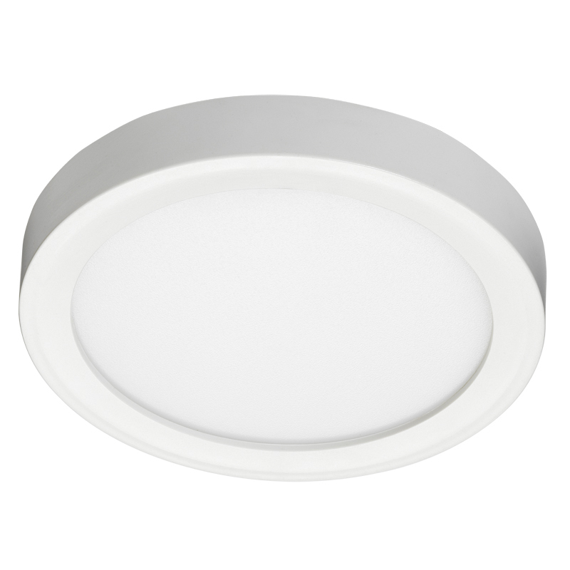 JSF 5IN 07LM 27K 90CRI 120 FRPC WH M6 Ultra-Low Profile Round Downlight, 10 W Fixture, 120 VAC, White Housing