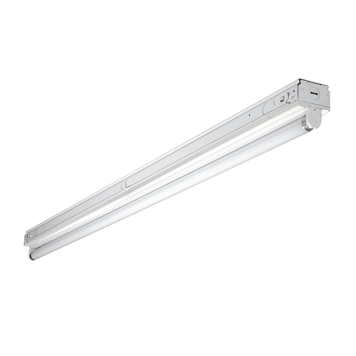 SNF-128T5-UNV-EBT1-U Metalux SNF Series Narrow Striplite Fluorescent Strip Light, (1) Lamps T5 Lamp, 28 W Fixture, 120 to 277 V, Baked White Enamel Painted Housing