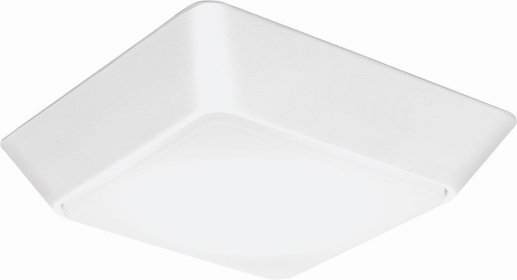 FMMSQL 13 840 FMMSQL Decorative Dimmable High Performance Square Flush Mount Lighting, 28 W Fixture, 120 VAC, Matte Housing
