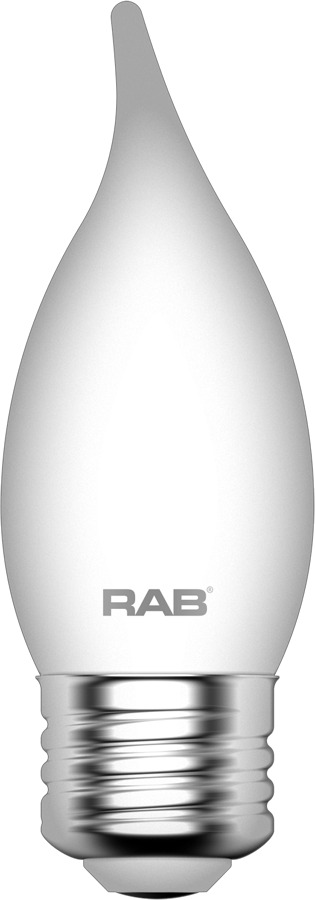BA11-5-E26-927-F-F Dimmable Decorative LED Lamp, 5.5 W, 60 W Incandescent Equivalent, E26 Lamp, BA11 Bent Tip Shape, 500 Lumens