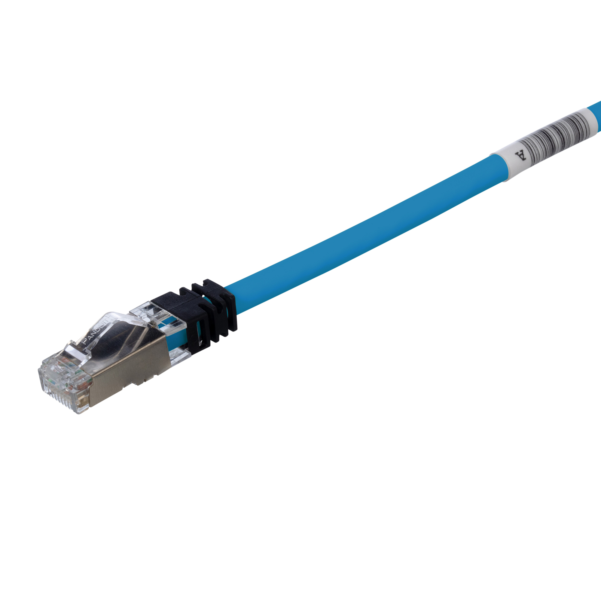 STP6X10MBU PanNet TX6A 10Gig S/FTP Shielded Patch Cord, Cat 6a, 26 AWG Stranded Copper Conductor, RJ45 Modular Plug Connector, 32.81 ft L Cord