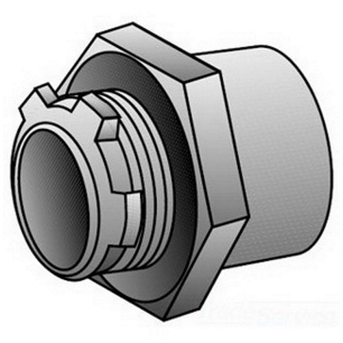 CHM-300 Raintight Conduit Hub, 3 in, For Use With IMC/Rigid Conduit, Malleable Iron, Zinc Electroplated