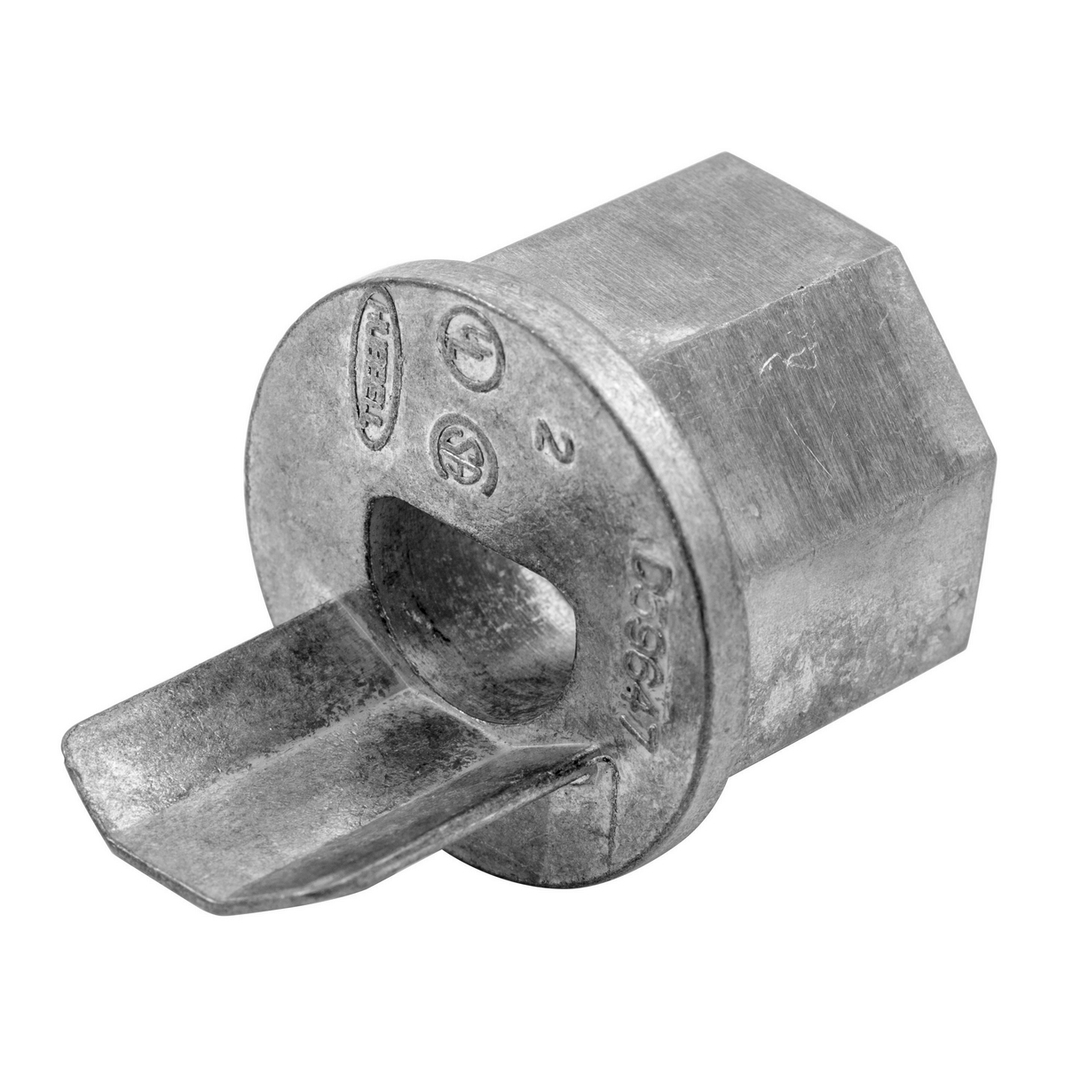 HBL5782A Standard Conduit Connector, 3/4 in NPT, 0.4 sq-in, For Use With Combination HBL500, HBL750 Series Metal Raceways, Rolled Steel, Metallic