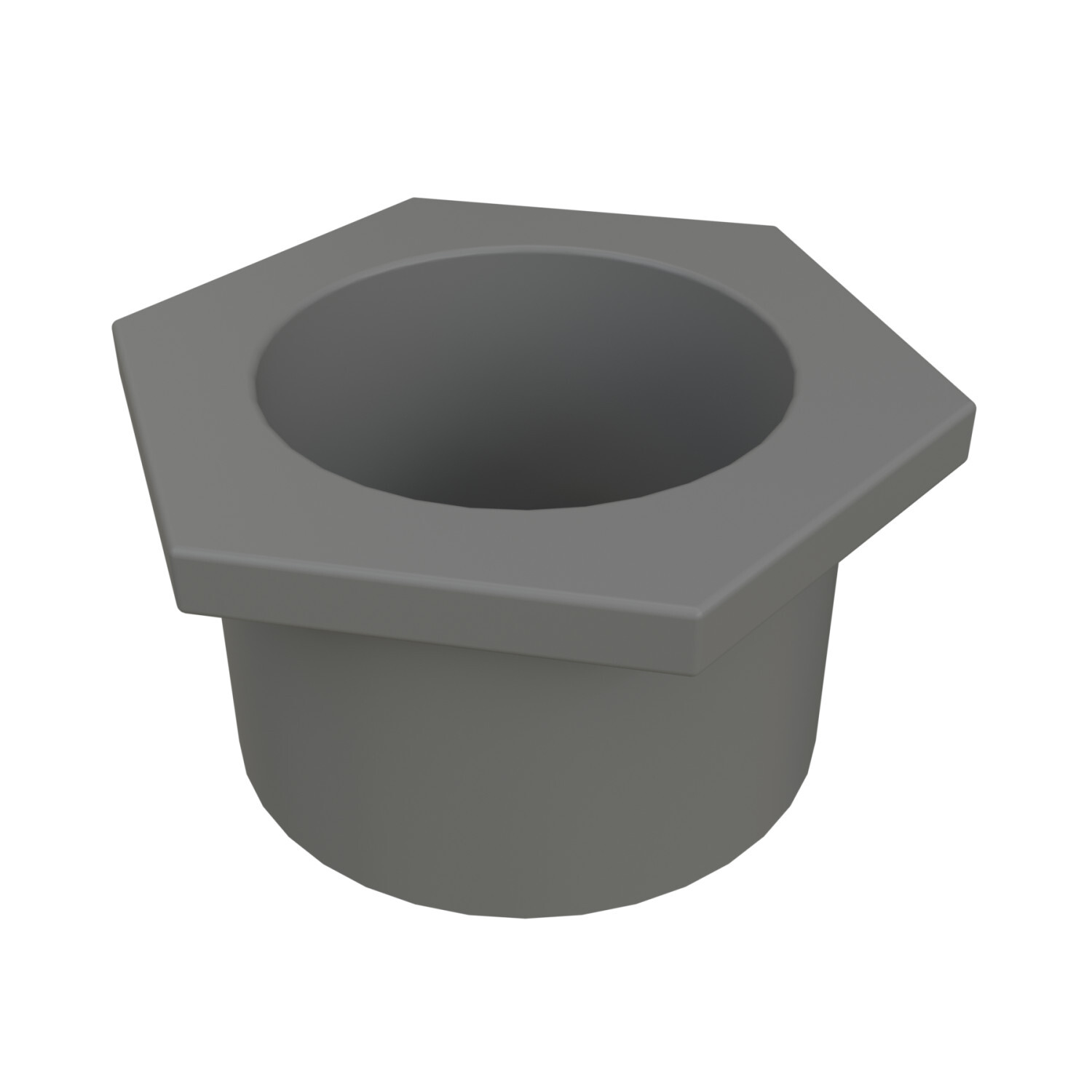 802739 Straight Reducer Bushing, 1-1/4 x 3/4 in Trade, PVC