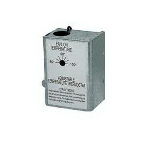 Powered Attic Ventilator Automatic, Adjustable Thermostat