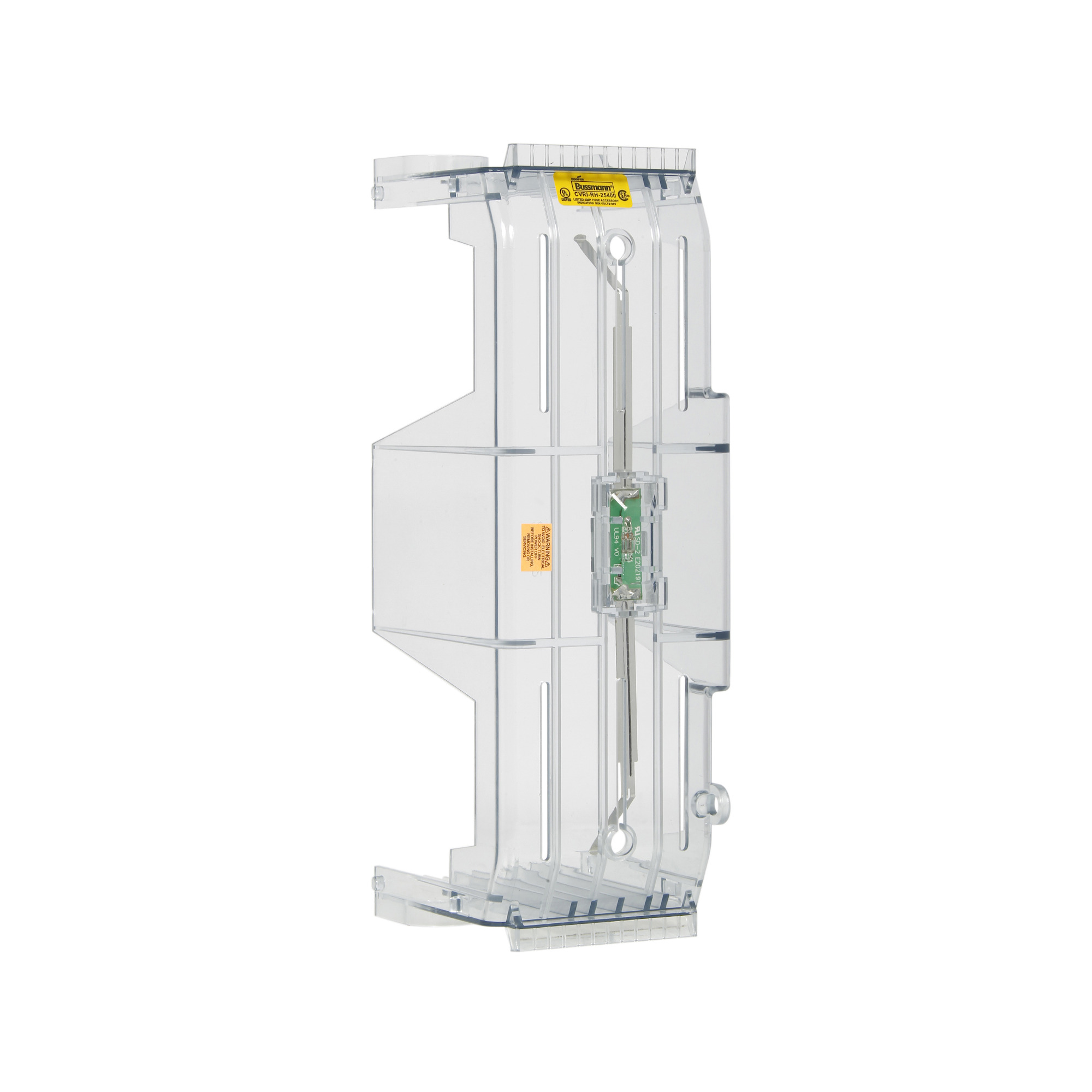 CVRI-RH-25400 Indicating Fuse Block Cover, 400 A, For Use With Class R, 225 to 400 A, 250 V AC Class H Knife Blade Fuse Block, Thermoplastic