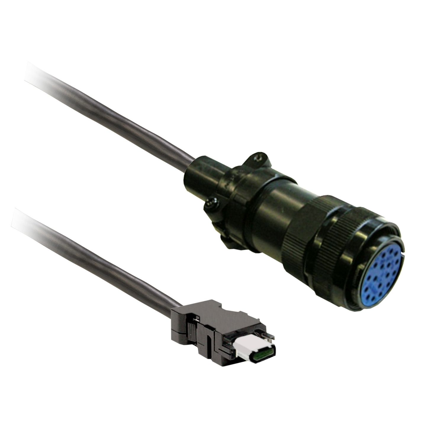 VW3M8D2AR30 Lexium Shielded Encoder Cable, (5) 0.13 sq-mm Conductor, 3 m L