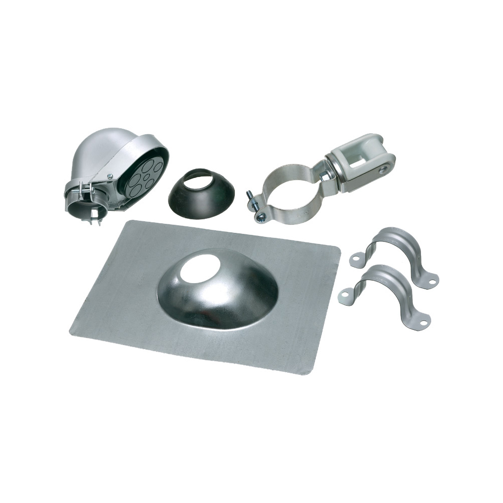 MK200 Service Entrance Mast Kit, 8 Pieces, For Use With Conduit, Aluminum