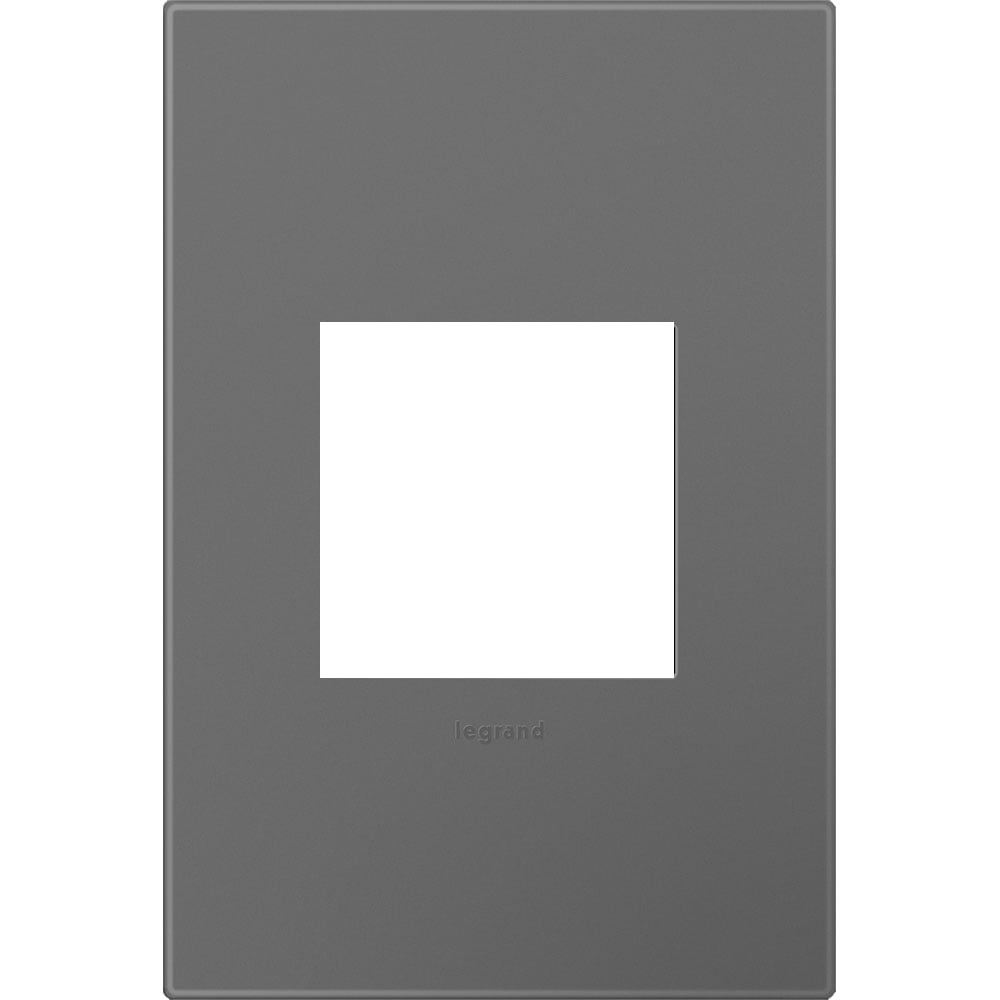 AWP1G2MG6 Adorne Designer Wall Plate, 1 Gangs, 3.45 in W x 5.13 in H, Plastic